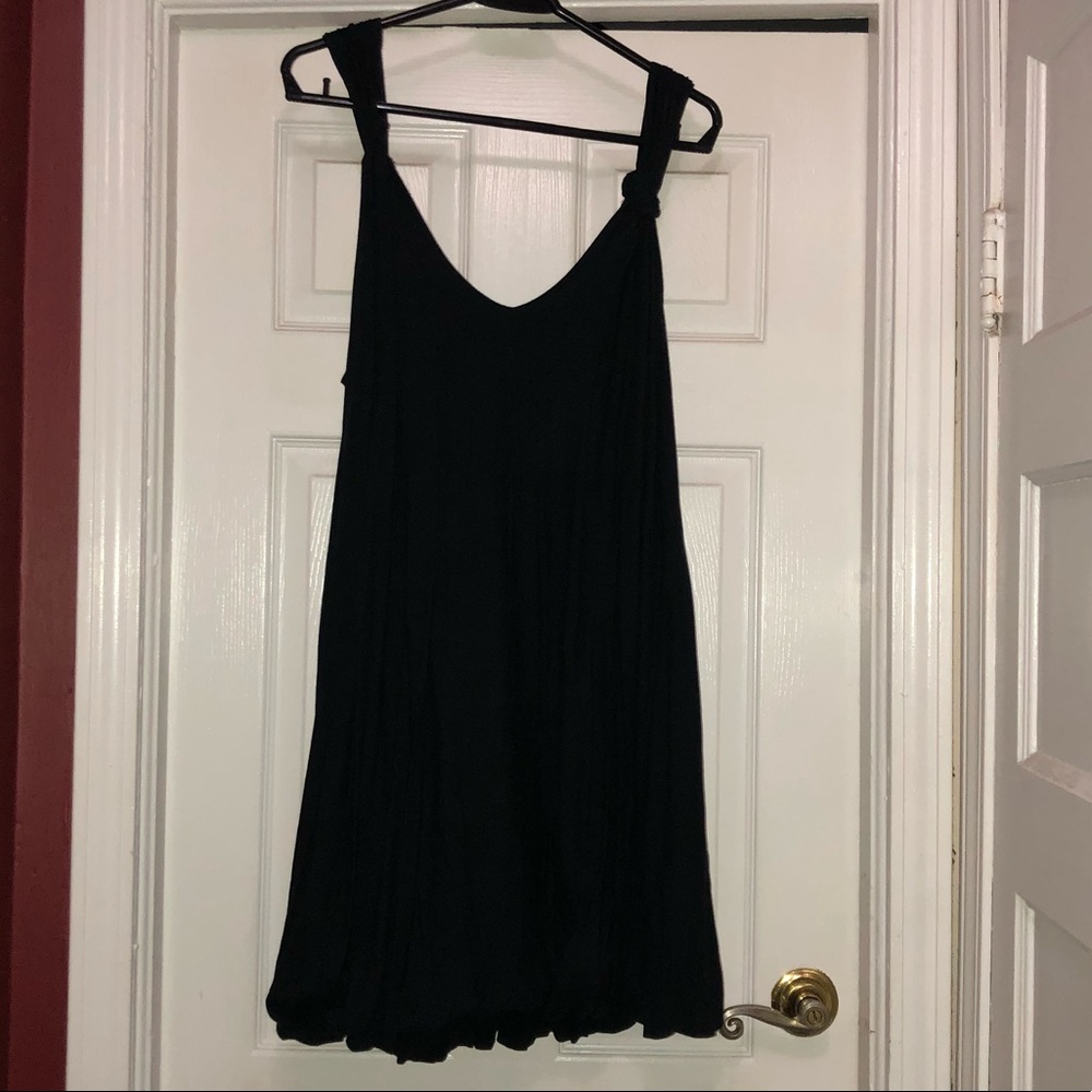 🔥🔥Navy Basic Bubble Dress